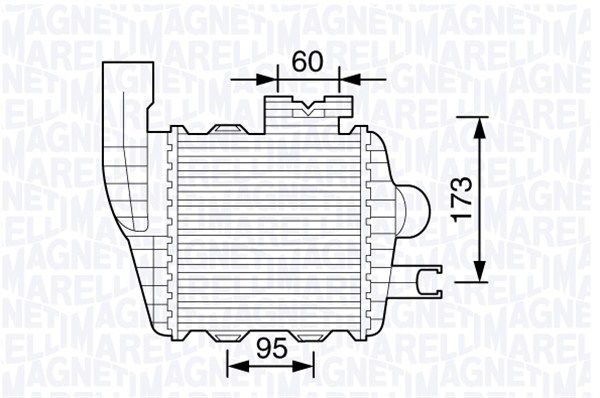 MAGNETI MARELLI Välijäähdytin 351319203470